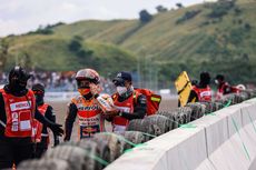 Warm Up MotoGP Mandalika: Marquez Crash Lagi, Langsung Dibawa ke Rumah Sakit