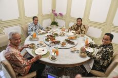 Melihat Makna dan Pesan dari Makan Siang Jokowi bersama Tiga Capres