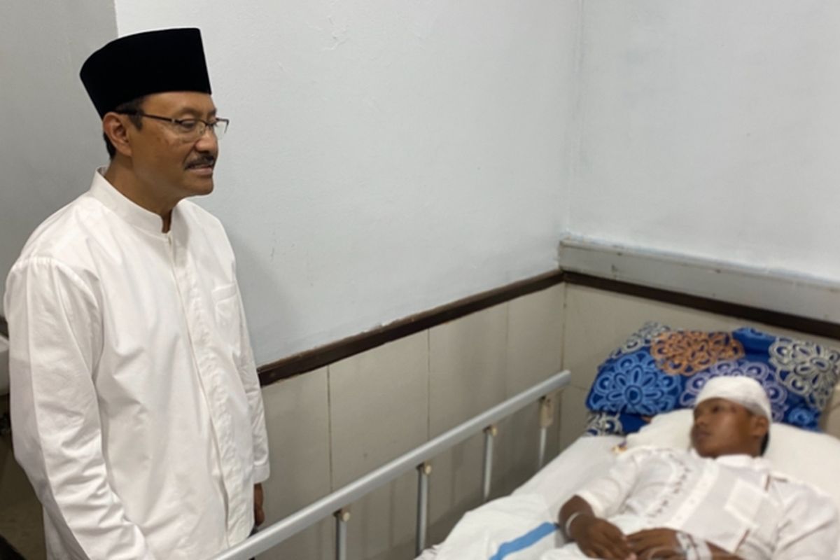 Mensos RI, Saifullah Yusuf atau Gus Ipul di RSUD R.T. Notopuro, Rabu (1/10/2025).