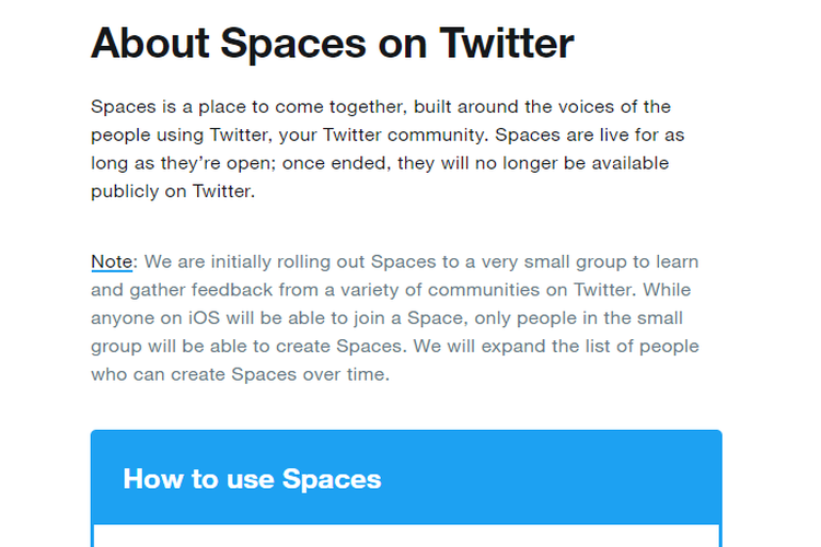 Twitter Space, sebuah fitur di Twitter, disebut mirip dengan Clubhouse.