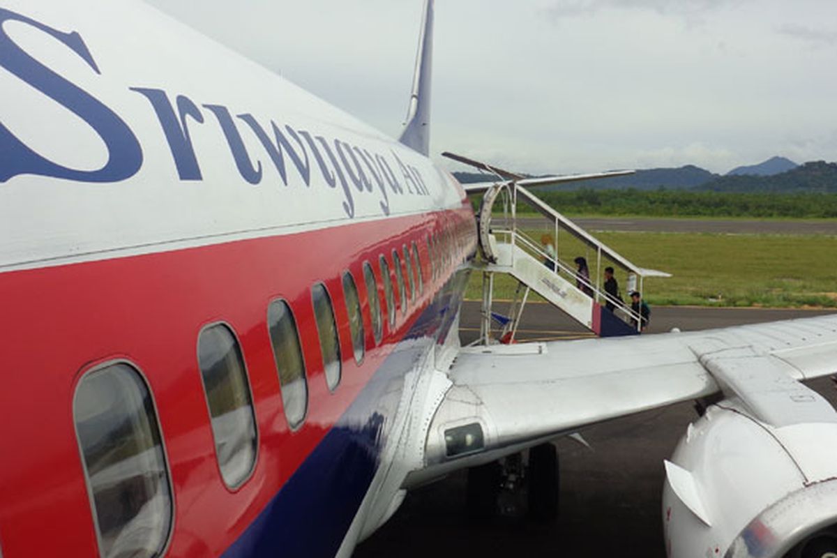 Maskapai Sriwijaya Air.