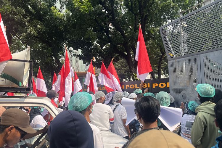 Ada Demo Dukung MBG, Jalan Medan Merdeka Selatan Arah Gambir Ditutup