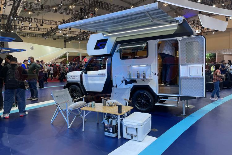 Toyota Hilux Rangga dengan aplikasi campervan di GIIAS 2024