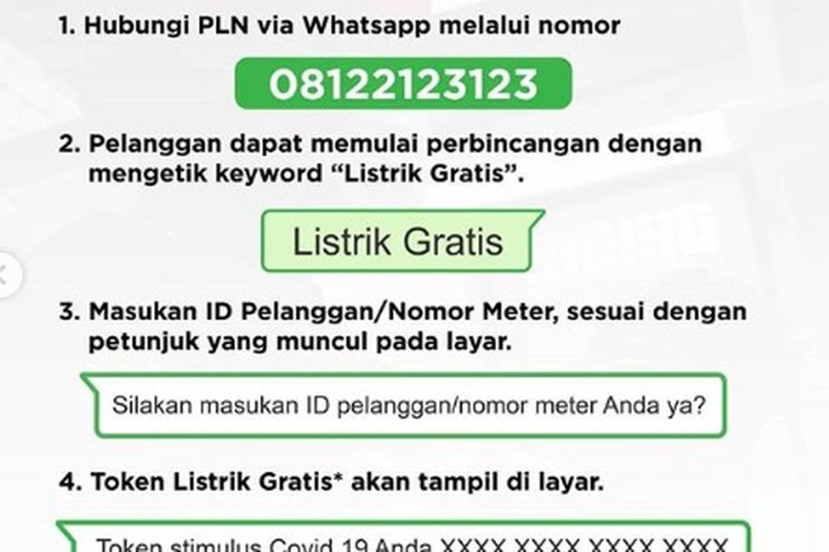 Cara akses token listrik gratis