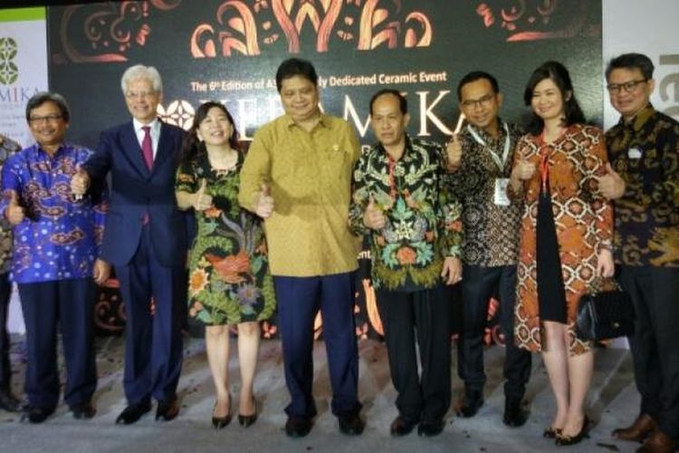 Pameran keramik, Keramika 2017 di Jakarta Convention Center, Senayan, Jakarta, Kamis (16/3/2017).