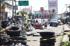 Jembatan di Ciawi Bogor Longsor, Kendaraan Besar Diminta Masuk Tol Bocimi