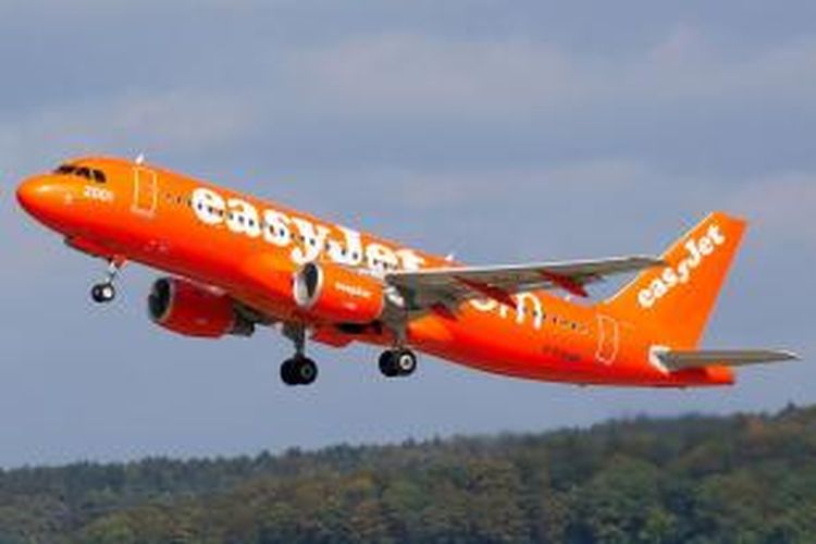 Sebuah pesawat easyJet