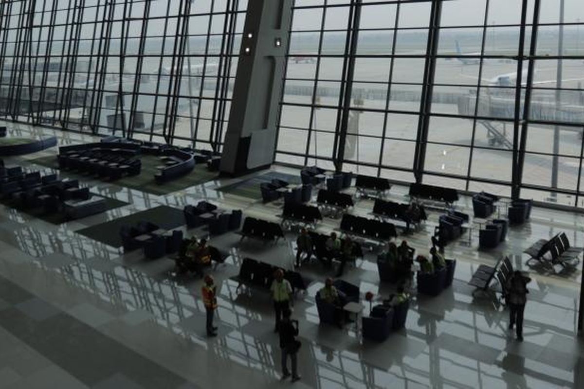 Suasana di Terminal 3 Ultimate Soekarno-Hatta, Tangerang, Banten, Minggu (12/6/2016). Terminal ini memiliki kapasitas 25 juta penumpang per tahun.