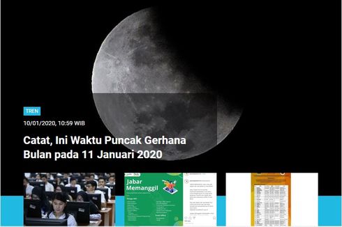 [POPULER TREN] Waktu Puncak Gerhana Bulan | Lyme Disease