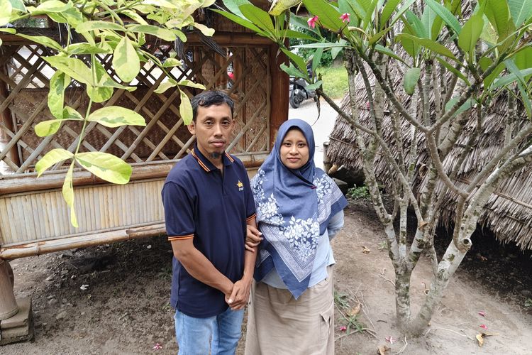 Sri Wulandari dan Syam Al Anshori, suaminya. Sri Wulandari potret ibu rumah tangga sekaligus working mom, 2025.