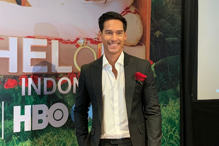 Presenter Richard Kyle saat ditemui dalam jumpa pers The Bachelor Indonesia di kawasan SCBD, Jakarta Pusat, Kamis (2/2/2023).