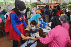 Cara Polres Kendal Supaya Anak Mau Vaksin, Datangkan Superhero hingga Beri Hadiah