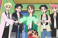Idol Kpop TXT Muncul di Episode Spesial Animasi Crayon Sinchan