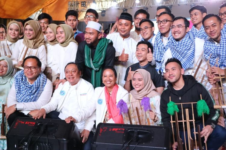 Menteri BUMN Rini Soemarno dalam acara Islamic Nexgen Fest di Telkom University, Bandung (27/1/2019). 