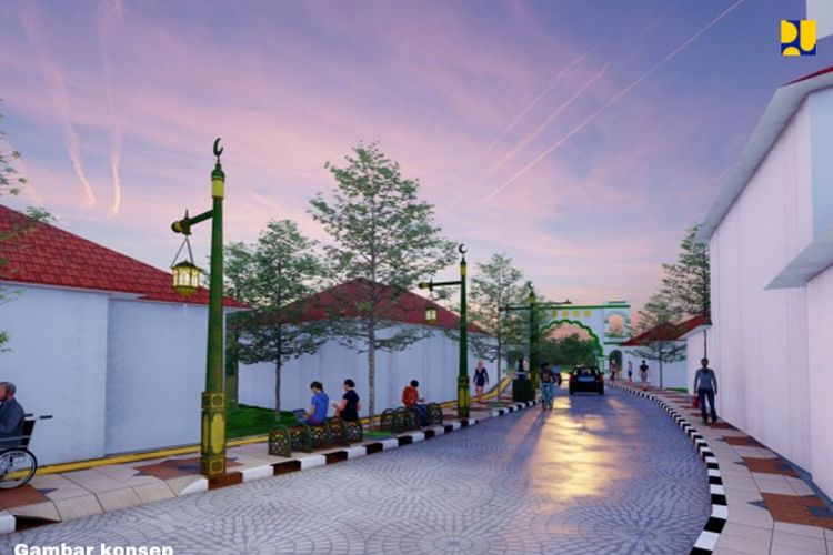 Konsep desain penataan Kawasan Gresik Kota Lama (GKL) di Kabupaten Gresik, Jawa Timur.
