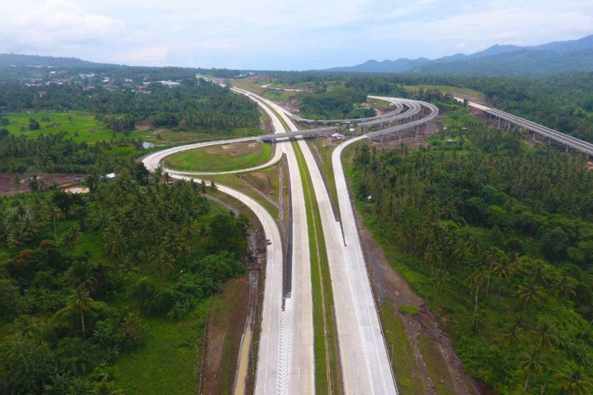 Tol Manado-Bitung ditargetkan operasional pda April 2020.