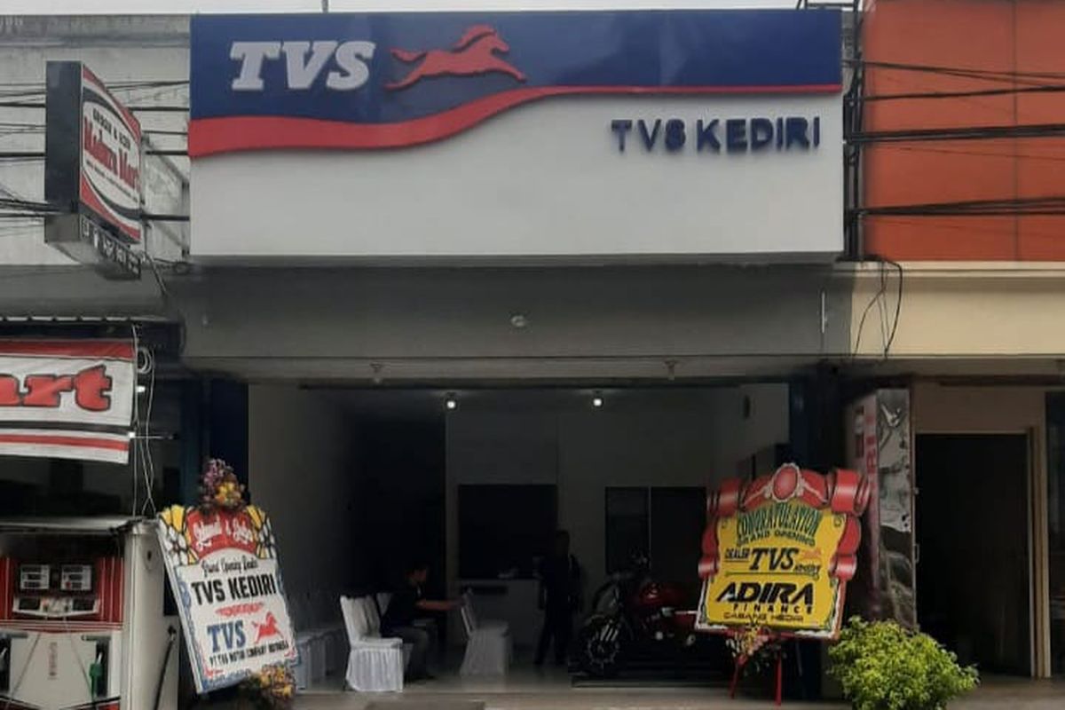 PT TVS Motor Company Indonesia (TMCI) meresmikan diler baru di Kota Kediri. 
