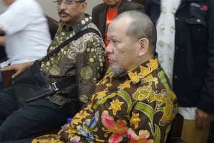 Mantan Ketua Umum Kamar Dagang dan Industri Jawa Timur, La Nyalla Mattalitti menjadi terdakwa di Pengadilan Tipikor Jakarta, Rabu (28/9/2016).