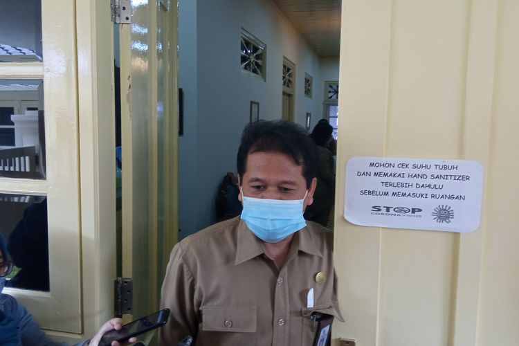 Didik Wardaya Kepala Disdikpora DIY ditemui di Kompleks Kepatihan Kota Yogyakarta, Senin (3/1/2021)