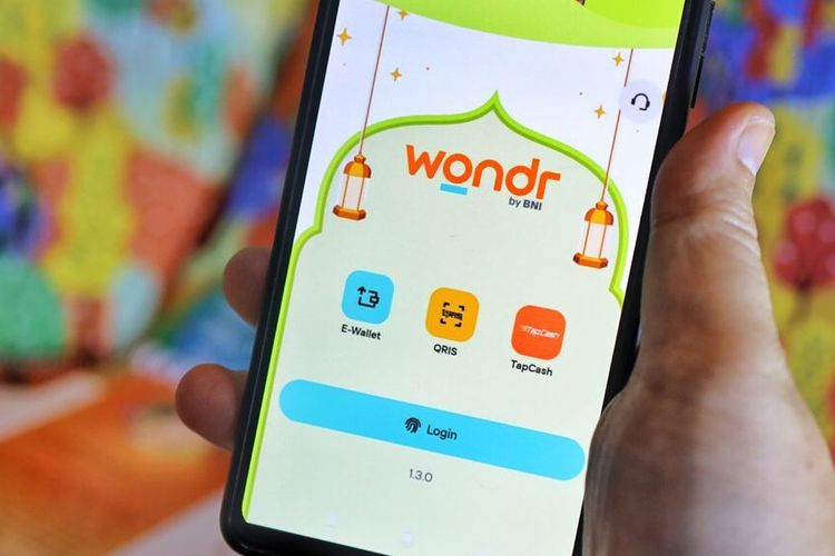 Ilustrasi aplikasi Wondr by BNI.