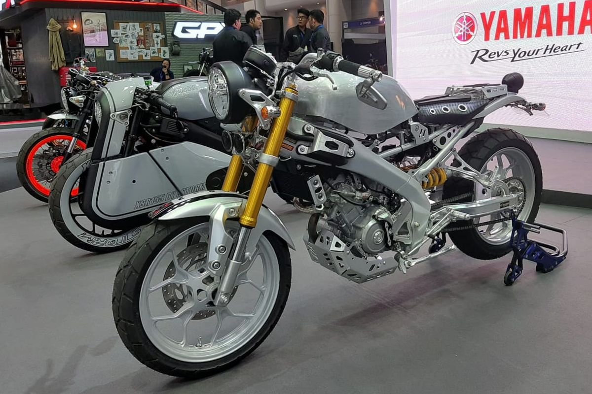 Motor custom Yamaha XSR155 di Thailand International Motor Expo 2019 di Bangkok