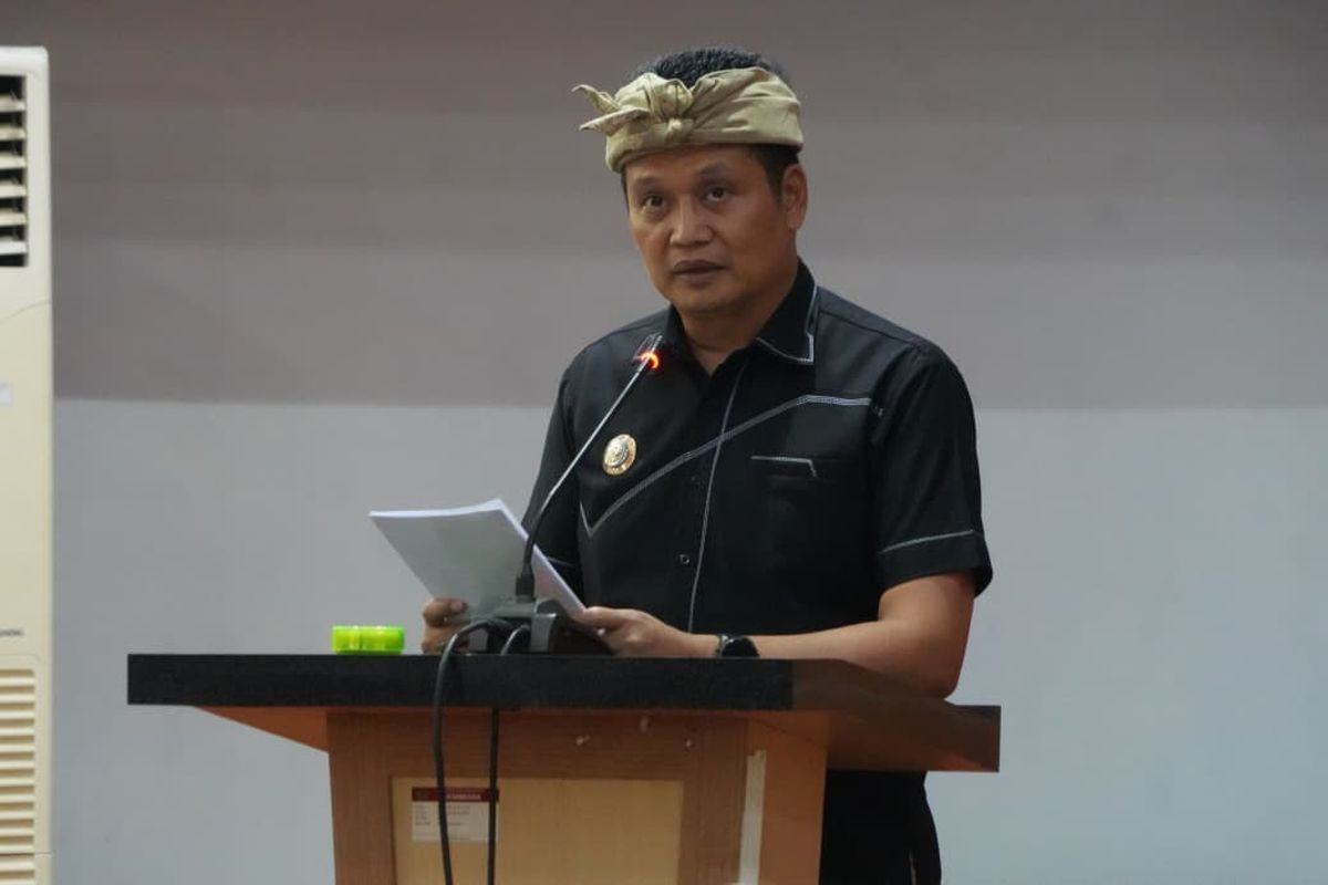 Bupati Jembrana I Made Kembang Hartawan dalam sebuah kesempatan.