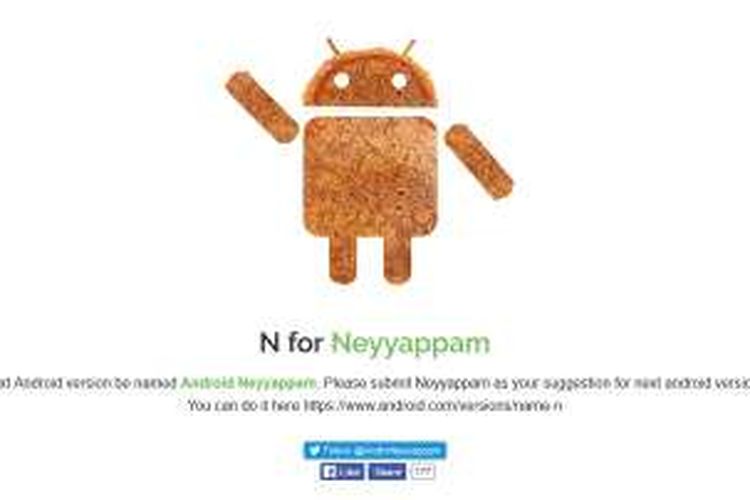 Android Neyyappam digadang-gadang bakal jadi kandidat kuat nama sistem operasi teranyar Google.