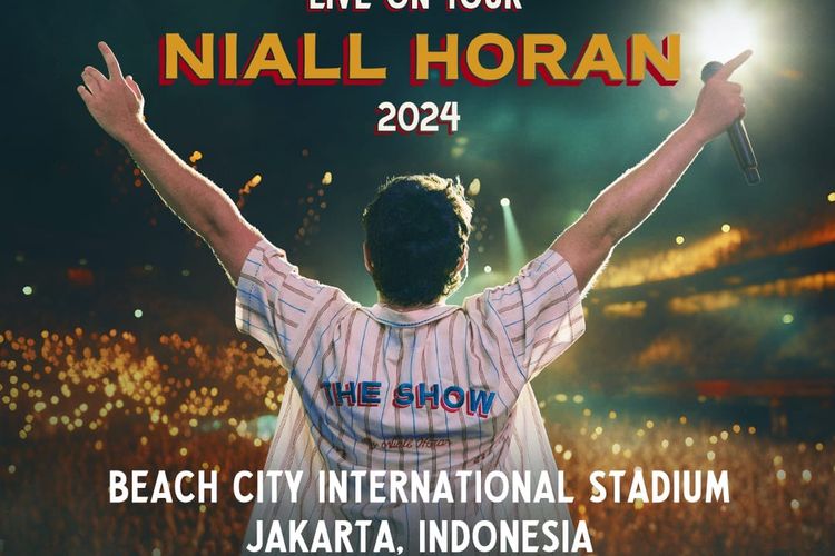 Penyanyi Niall Horan akan menggelar The Show Live On Tour 2024 di Jakarta pada 11 Mei 2024 di Beach City International Stadium, Ancol. 