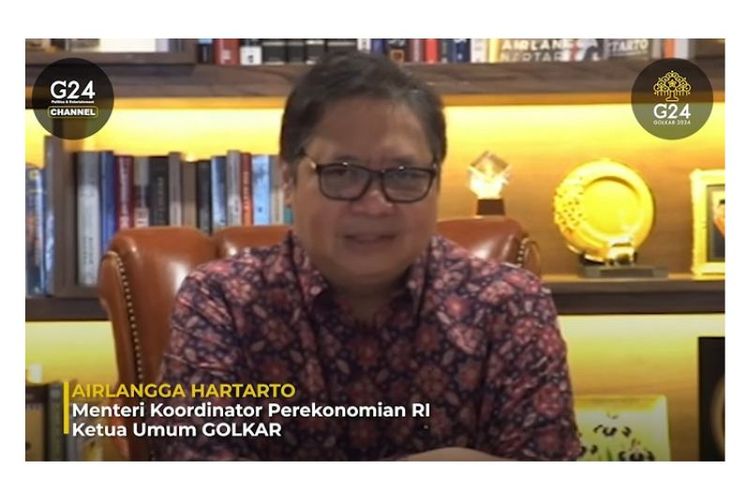 Ketua Umum (Ketum) fraksi Partai Golongan Karya (Golkar) Airlangga Hartarto. 
