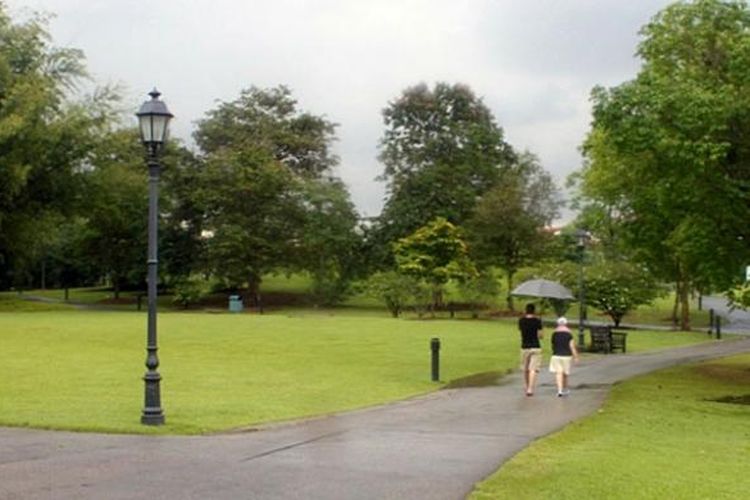 Singapore Botanic Garden, ruang hijau di tengah kota Singapura.