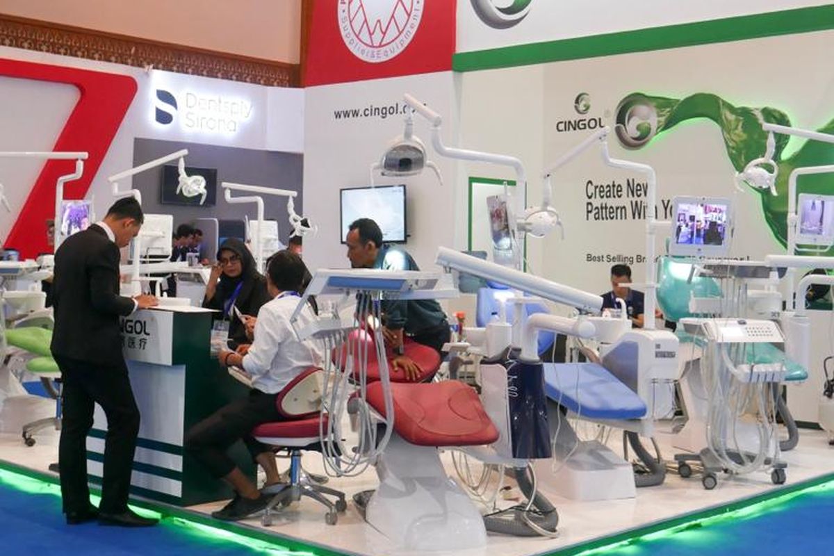 gelaran IDEC (Indonesia Dental Exhibition and Conference) 2019 yang berlangsung di JCC, Jakarta, 13-15 September 2019.