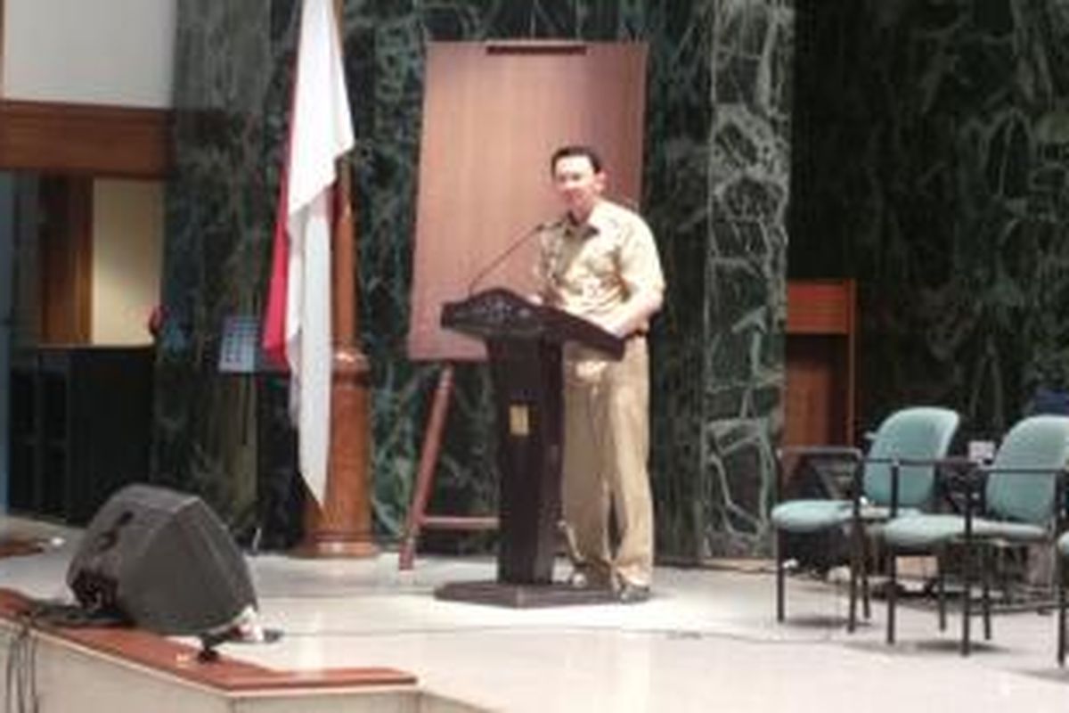 Pelaksana Tugas (Plt) Gubernur DKI Jakarta Basuki Tjahaja Purnama.