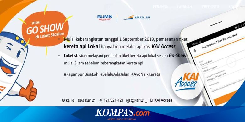 Yang Perlu Anda Ketahui Jika Memesan Tiket Kereta Api Via Aplikasi Halaman All Kompas Com