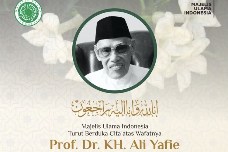 Ketua Majelis Ulama Indonesia (MUI) 1990-2000, KH Ali Yafie meninggal dunia pada Sabtu (25/2/2023)
