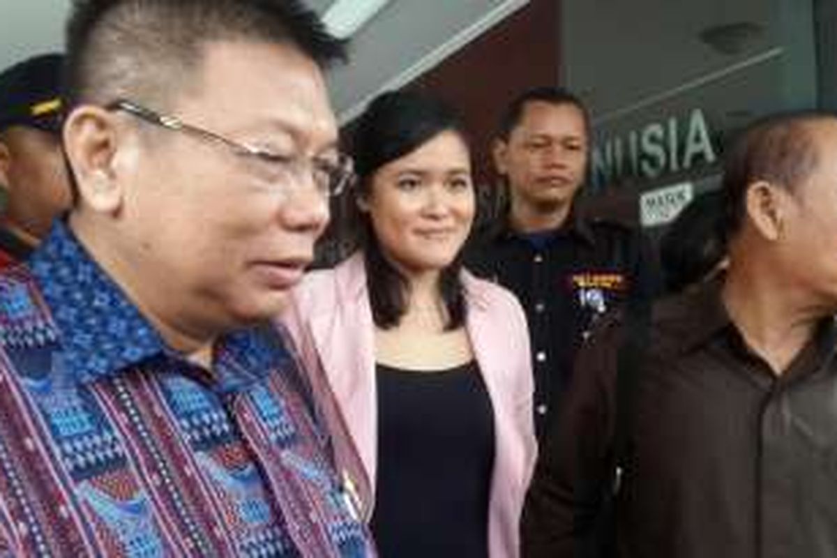 Jessica Kumala saat mendatangi Komnas HAM, Jakarta Pusat, Rabu (27/1/2016).