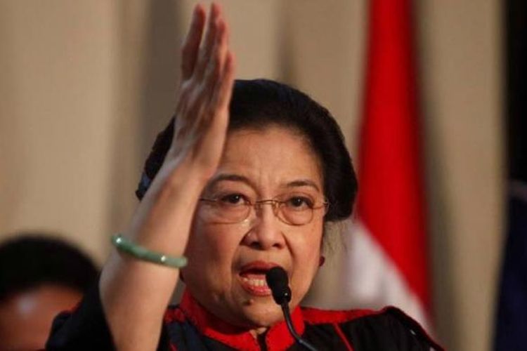 Ketua Umum Partai Demokrasi Indonesia Perjuangan Megawati Soekarnoputri.