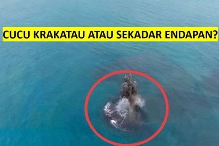 Daratan Baru Seluas 30,3 Hektar Muncul di Dekat Anak Krakatau, Membentuk Gunung Api Baru?