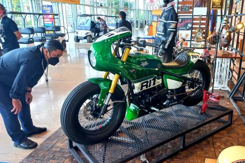 Lihat dari Dekat Motor Custom Jokowi yang Dipakai di Mandalika