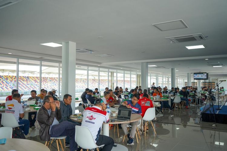 Ilustrasi fasilitas Deluxe Class di Pertamina Mandalika International Circuit, Lombok, NTB.
