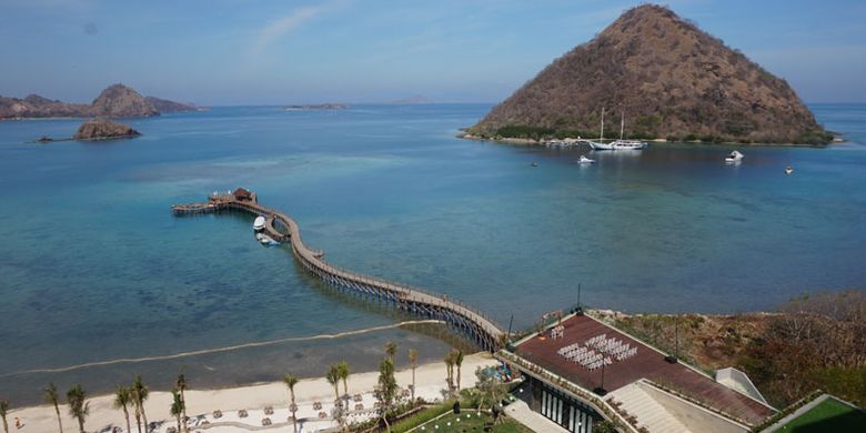 Ayana Komodo Resort di Pantai Waecicu, Labuan Bajo, Kabupaten Manggarai Barat, Nusa Tenggara Timur, Sabtu (15/9/2018).