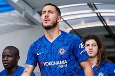 Hadir dalam Launching Jersey Baru Chelsea, Tanda Hazard Tak ke Madrid?