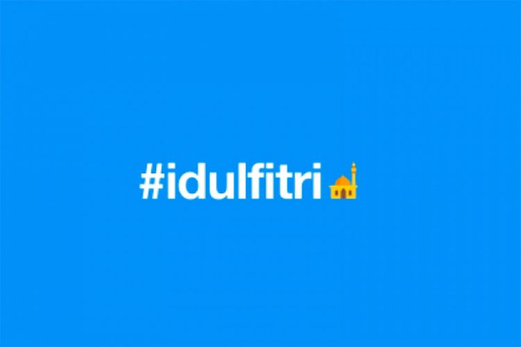 Emoji khusus #IdulFitri yang dirilis Twitter Indonesia.