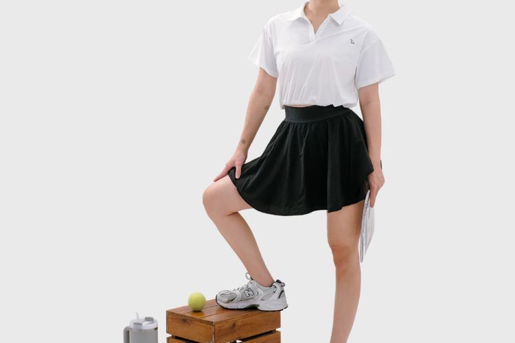 Baju olahraga padel wanita LACENSPORT