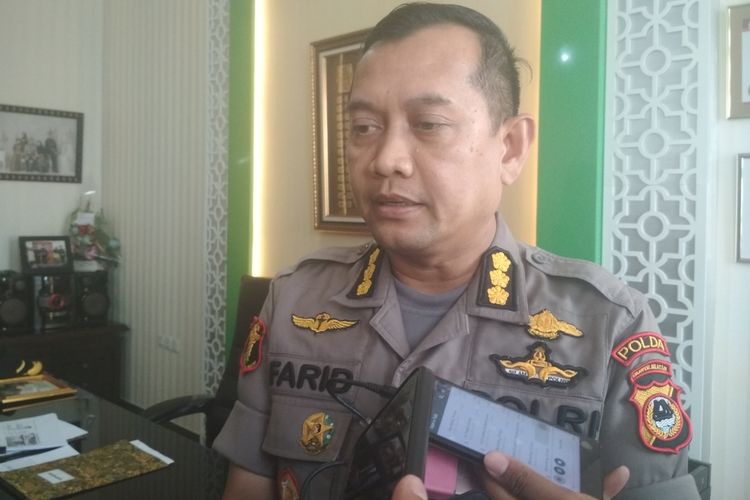 Kepala Rumah Sakit Bhayangkara Makassar Kombes Pol dr Farid Amansyah saat diwawancara di ruangannya, Selasa (29/10/2019).