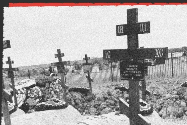 Kuburan para serdadu Rusia.