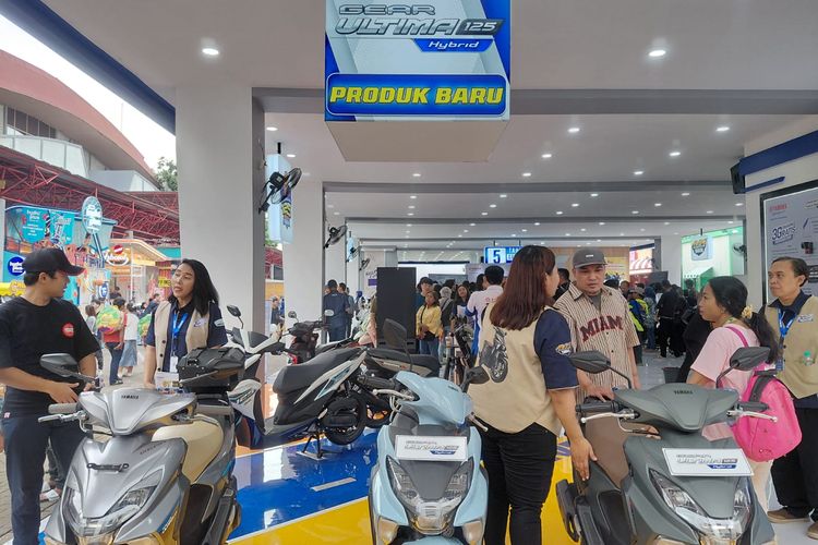 Ilustrasi booth Yamaha yang memajang Gear Ultima di PRJ 2025