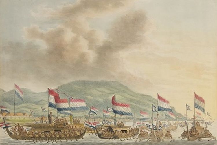 Pelayaran Hongi atau Hongitochten di Kepulauan Maluku.