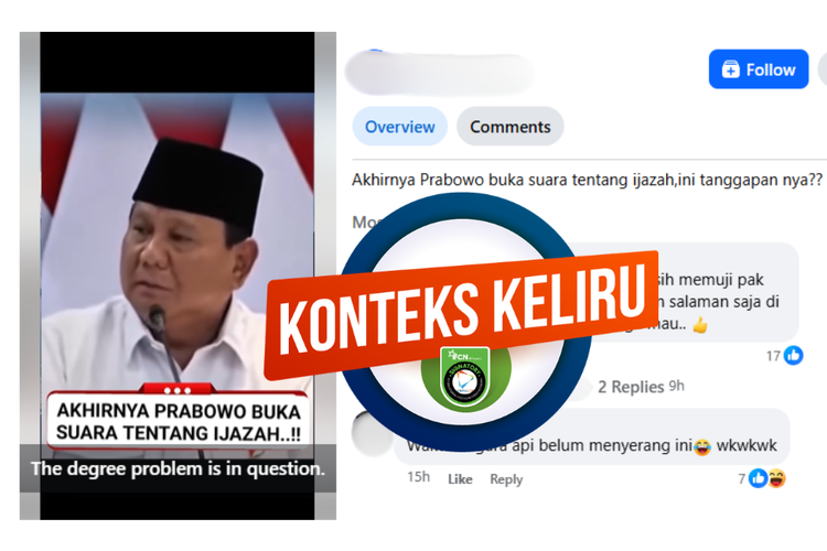 INFOGRAFIK: Hoaks Prabowo Buka Suara Terkait Ijazah Gibran, Simak Bantahannya