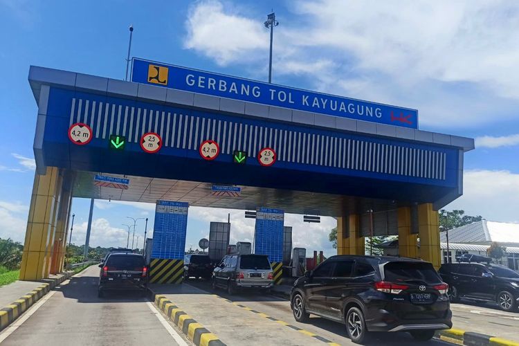 Gerbang Tol (GT) Kayuagung Tol Terpeka.