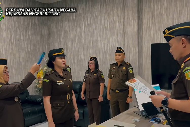 Usai Ramai Dugaan Perselingkuhan dengan Oknum Polisi, Jaksa Franca Moniqa Sayogi Dilantik di Bitung
